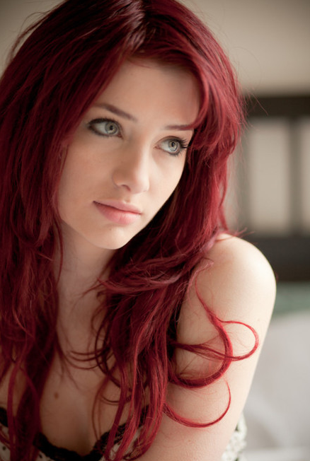 Natural Dark Red Hair Lol rofl